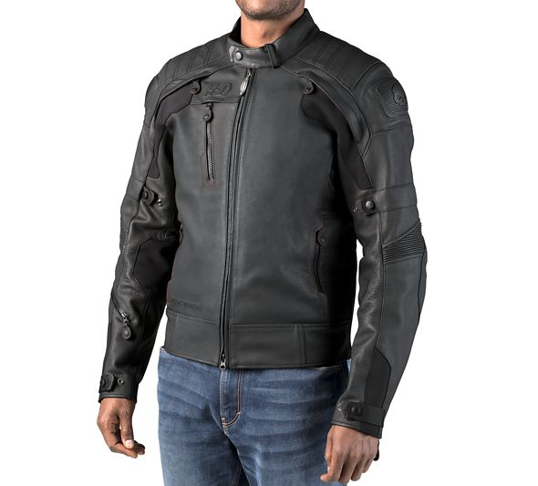 Harley Davidson Men's FXRG Gratify Leather Jacket with Coolcore Technology