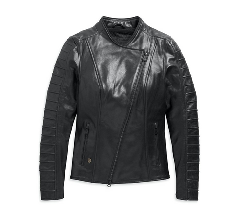 Women's Ozello Perforated Leather Jacket