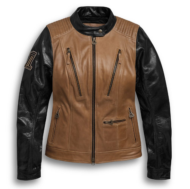 Women's Arterial Leather Jacket