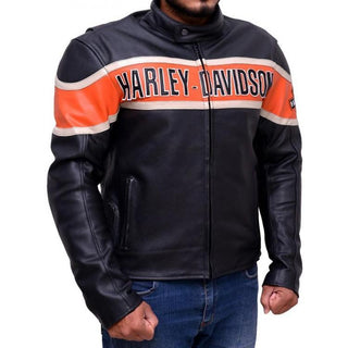 HARLEY DAVIDSON VICTORY LANE COW HIDE LEATHER JACKET